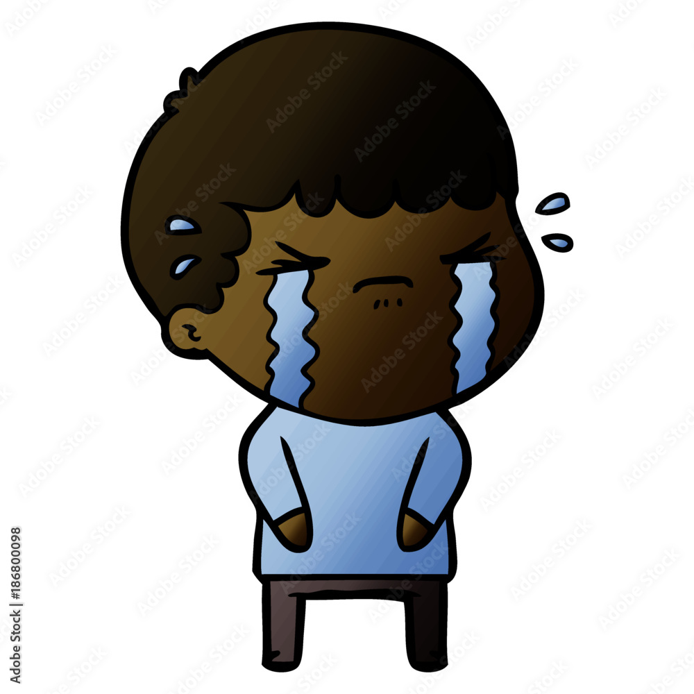 cartoon man crying cartoon man crying