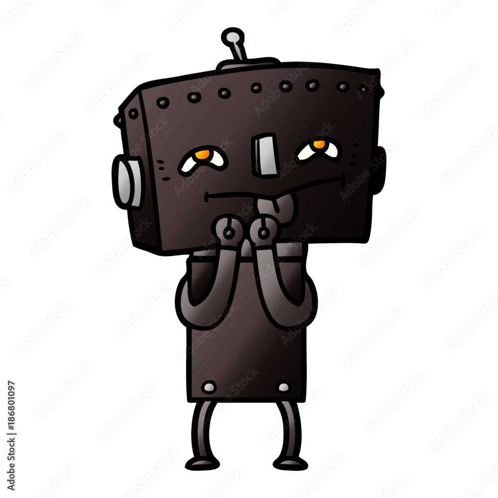 cartoon robot cartoon robot