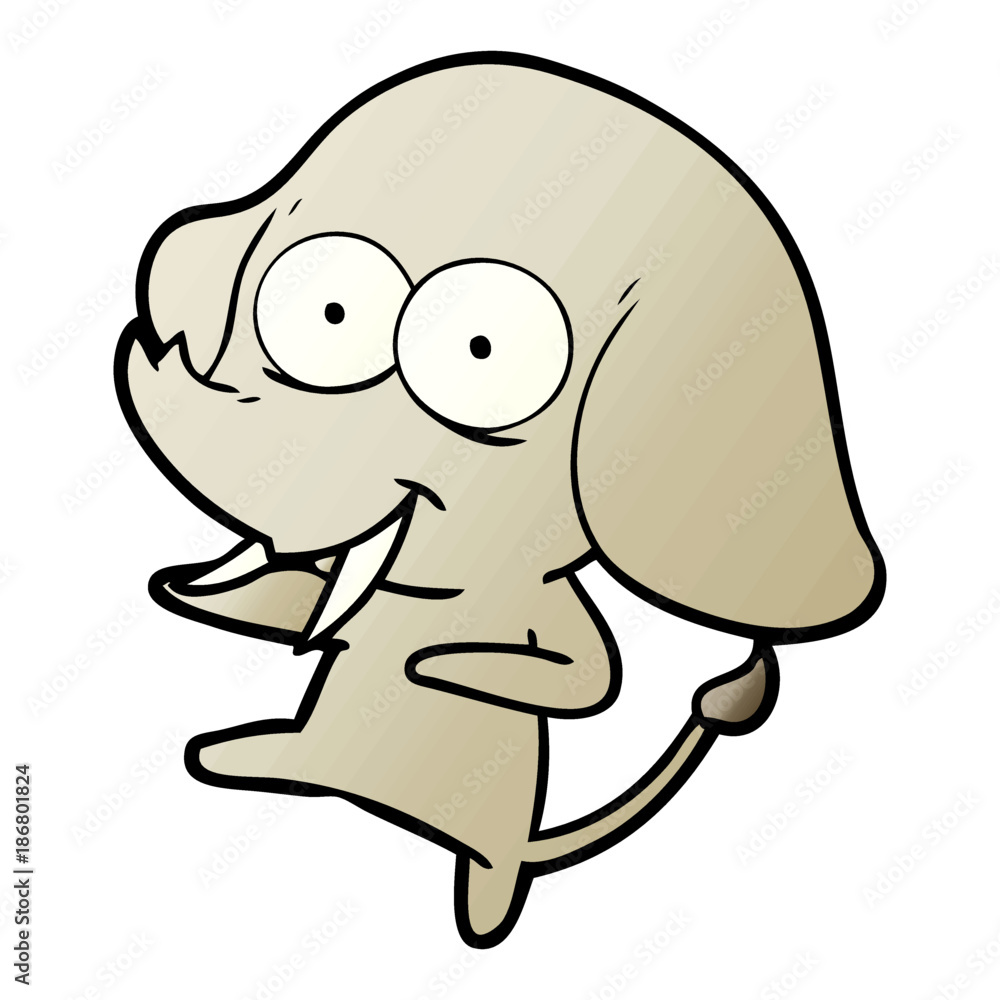 happy cartoon elephant happy cartoon elephant