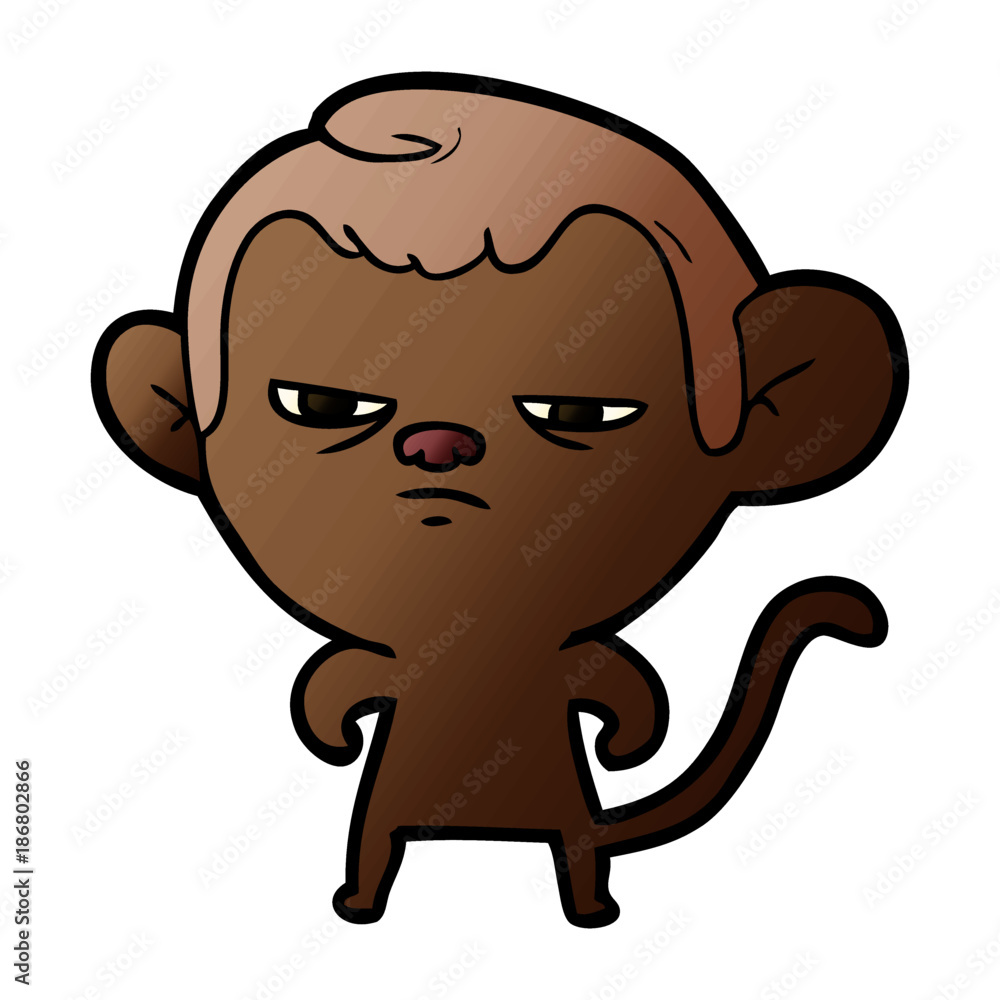 cartoon monkey cartoon monkey