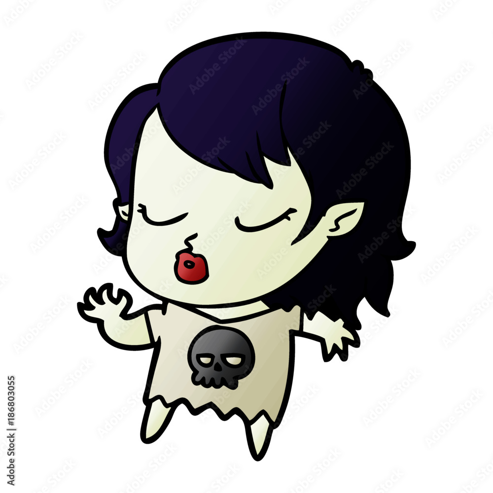 cute cartoon vampire girl cute cartoon vampire girl