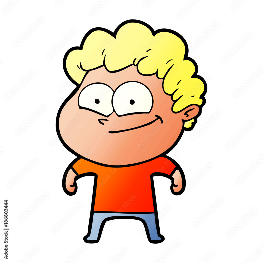 cartoon happy man cartoon happy man
