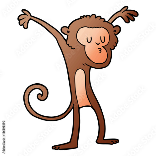 cartoon monkey