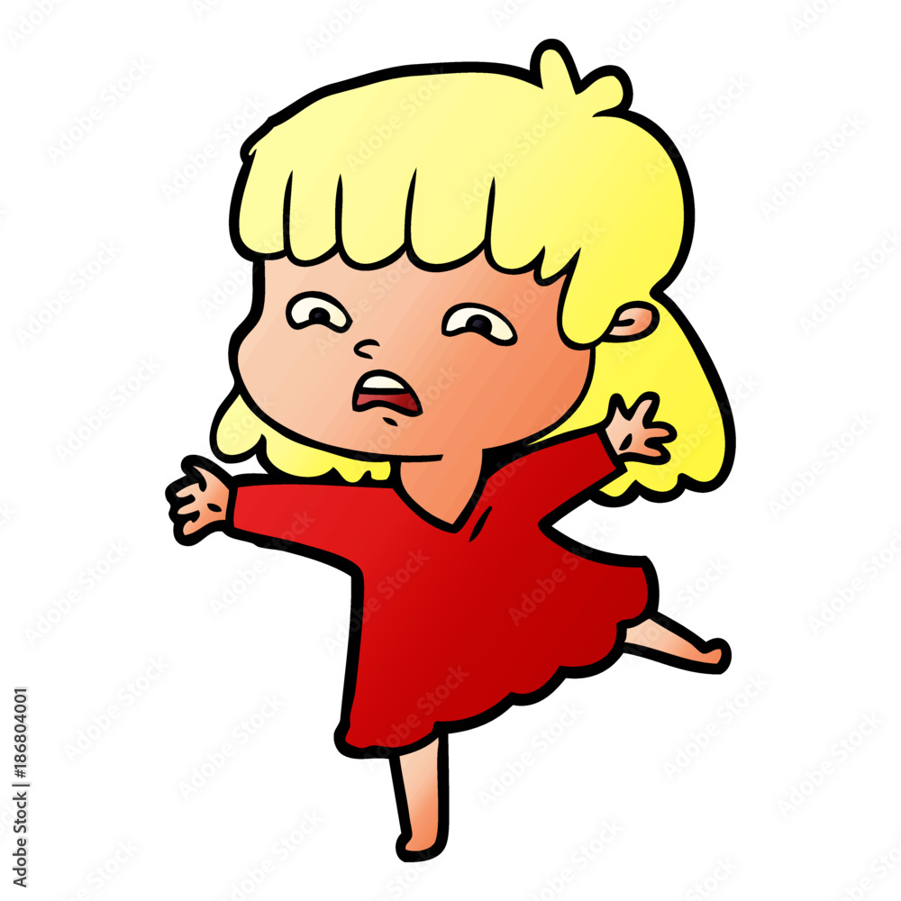 cartoon worried woman cartoon worried woman
