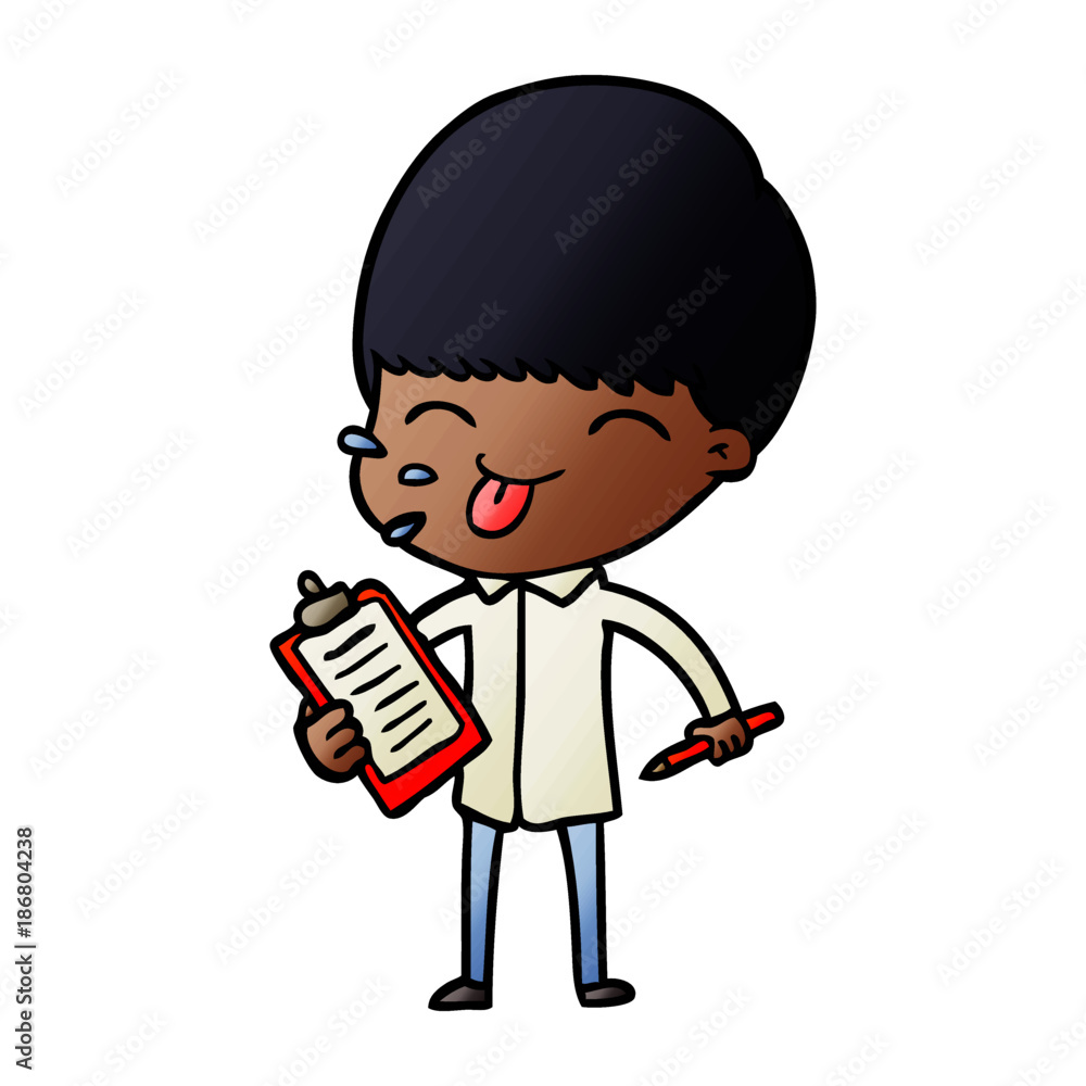 cartoon salesman sticking out tongue cartoon salesman sticking out tongue