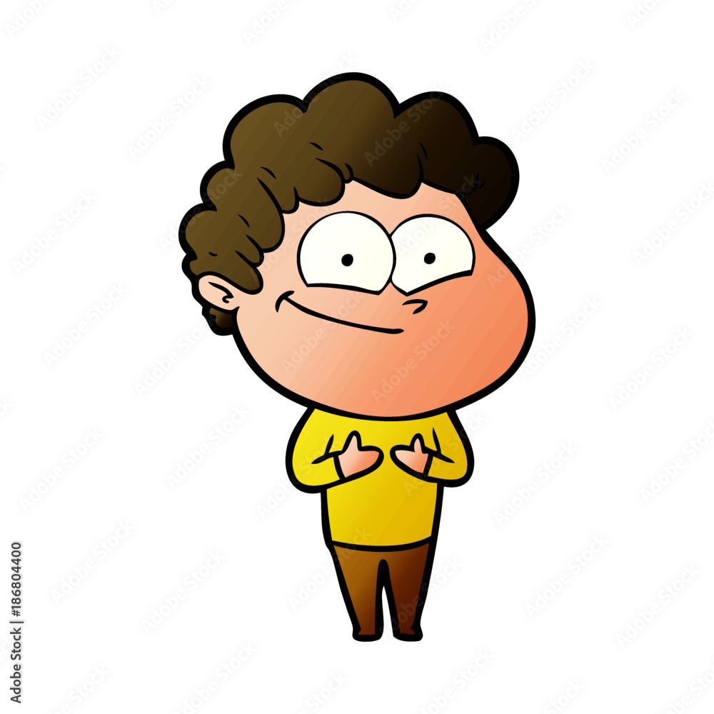 cartoon happy man cartoon happy man
