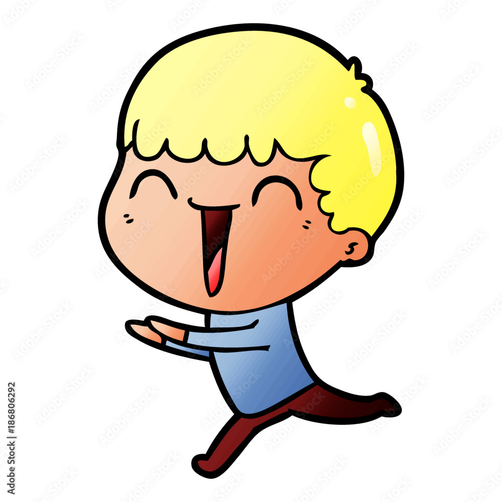 cartoon happy man cartoon happy man