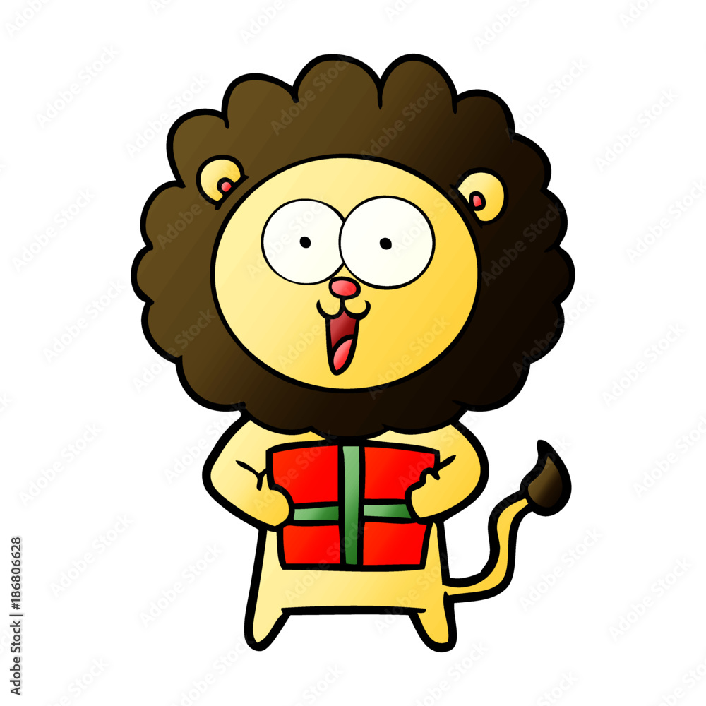 happy cartoon lion happy cartoon lion