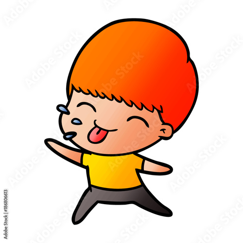 cartoon rude man