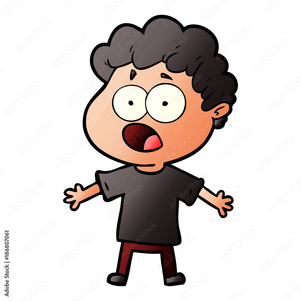cartoon man gasping in surprise cartoon man gasping in surprise