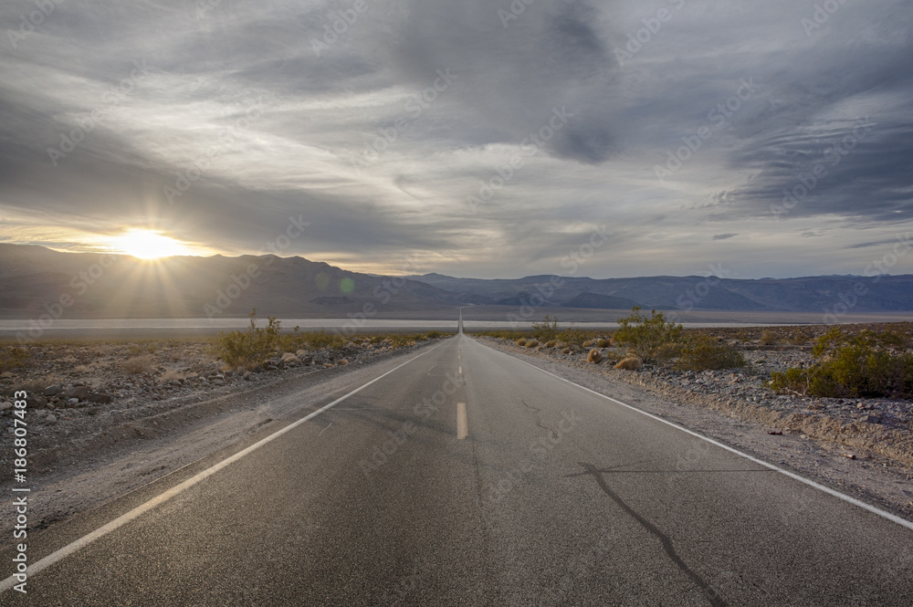 Highway 190 in Death Valley National Park