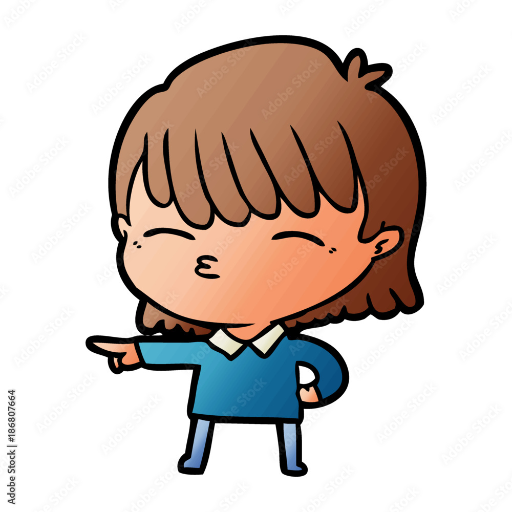 cartoon woman cartoon woman