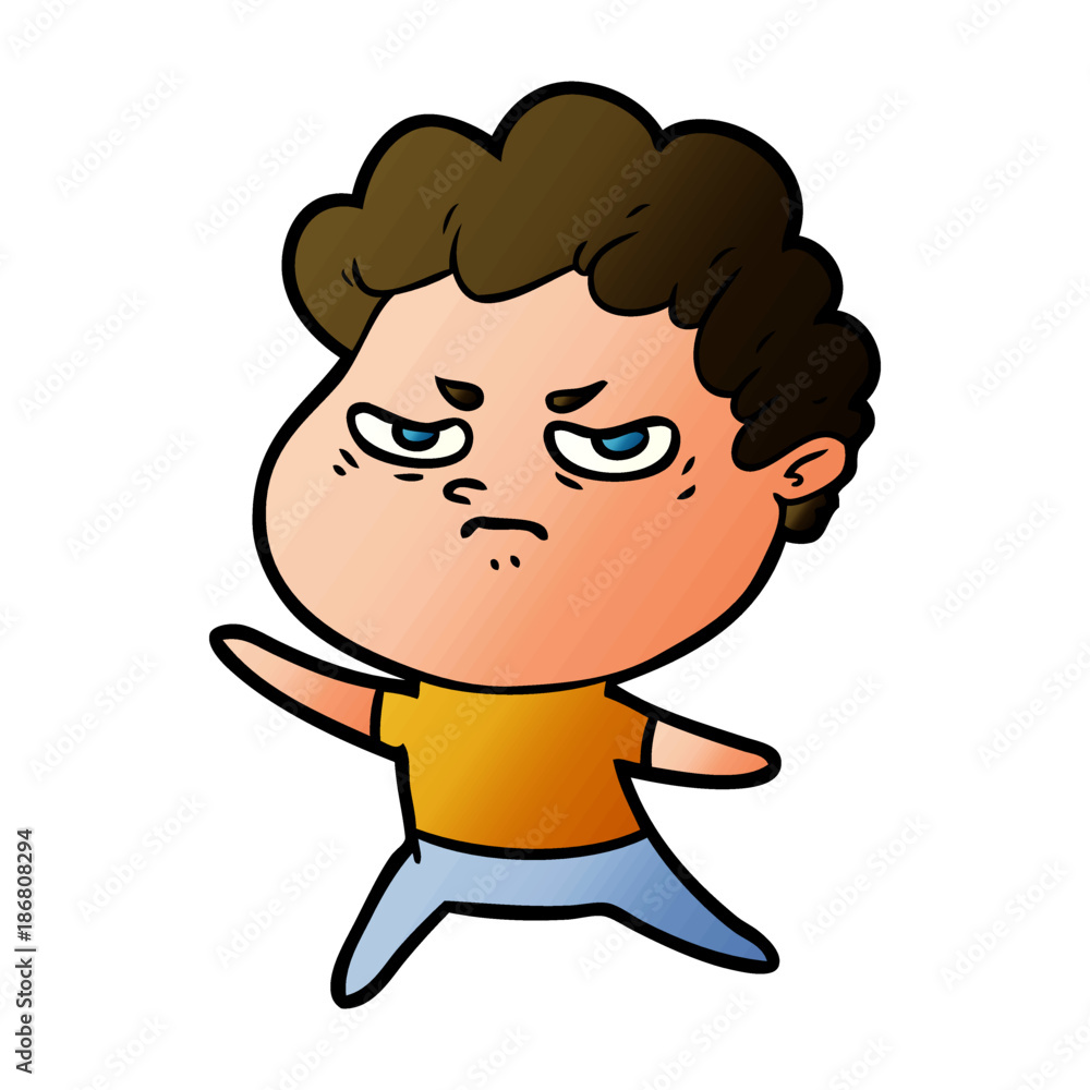 cartoon angry man cartoon angry man