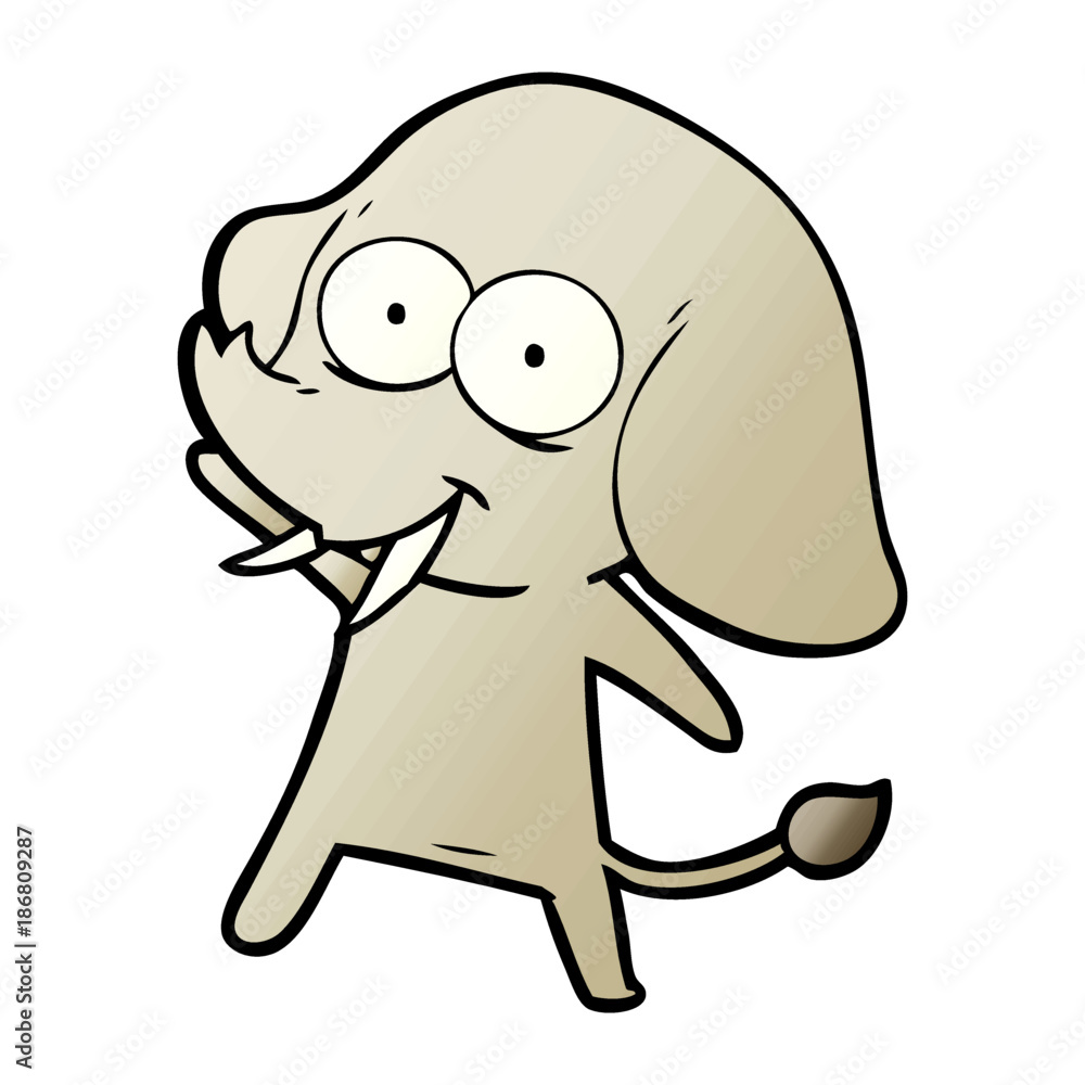 happy cartoon elephant happy cartoon elephant