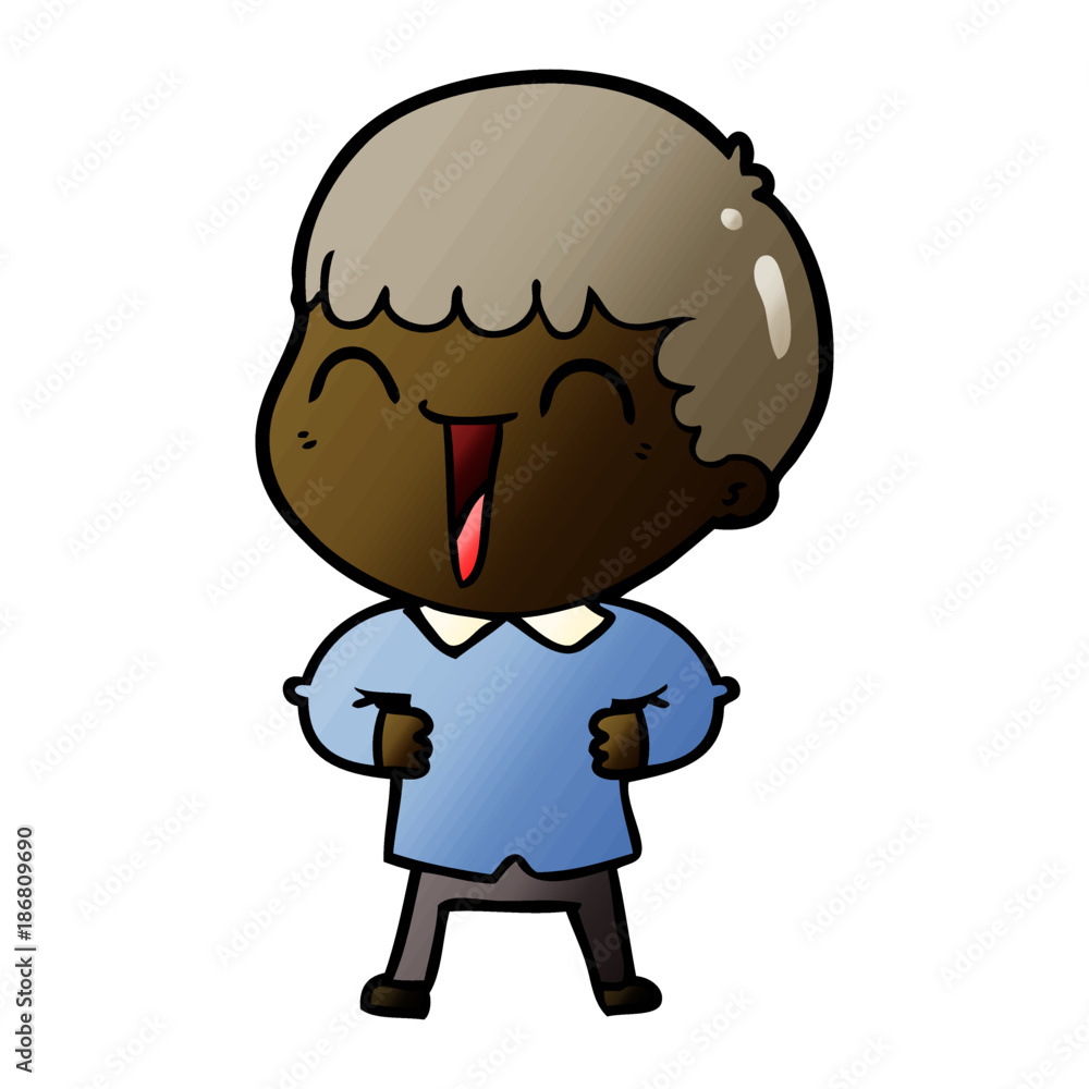 cartoon happy man cartoon happy man