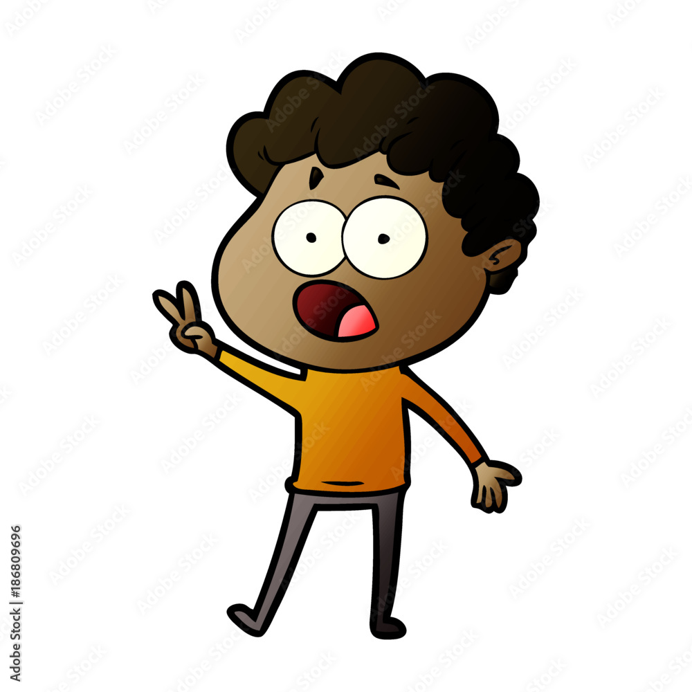 cartoon man gasping in surprise cartoon man gasping in surprise