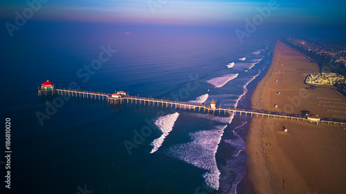 Huntington Beach at Sunrise