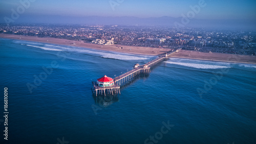 Huntington Beach at Sunrise photo