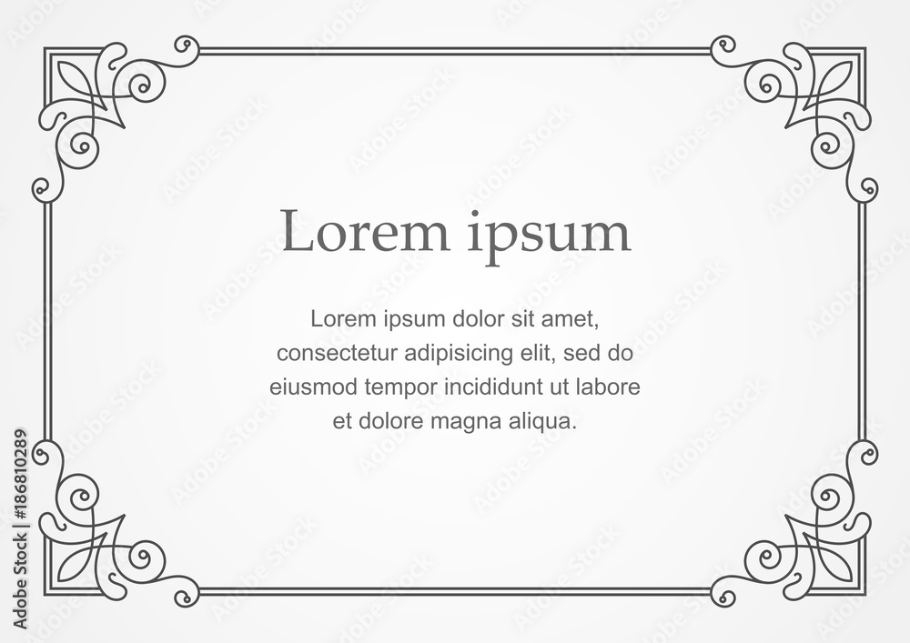 Background with calligraphic decorative elements. Background with calligraphic decorative elements.