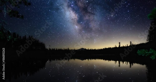 Stars Sky Turning Space Astrophotography Time Lapse photo