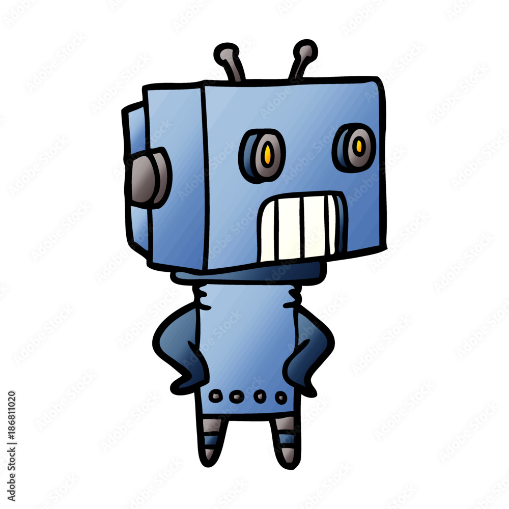 cartoon robot cartoon robot