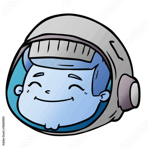 cartoon astronaut face