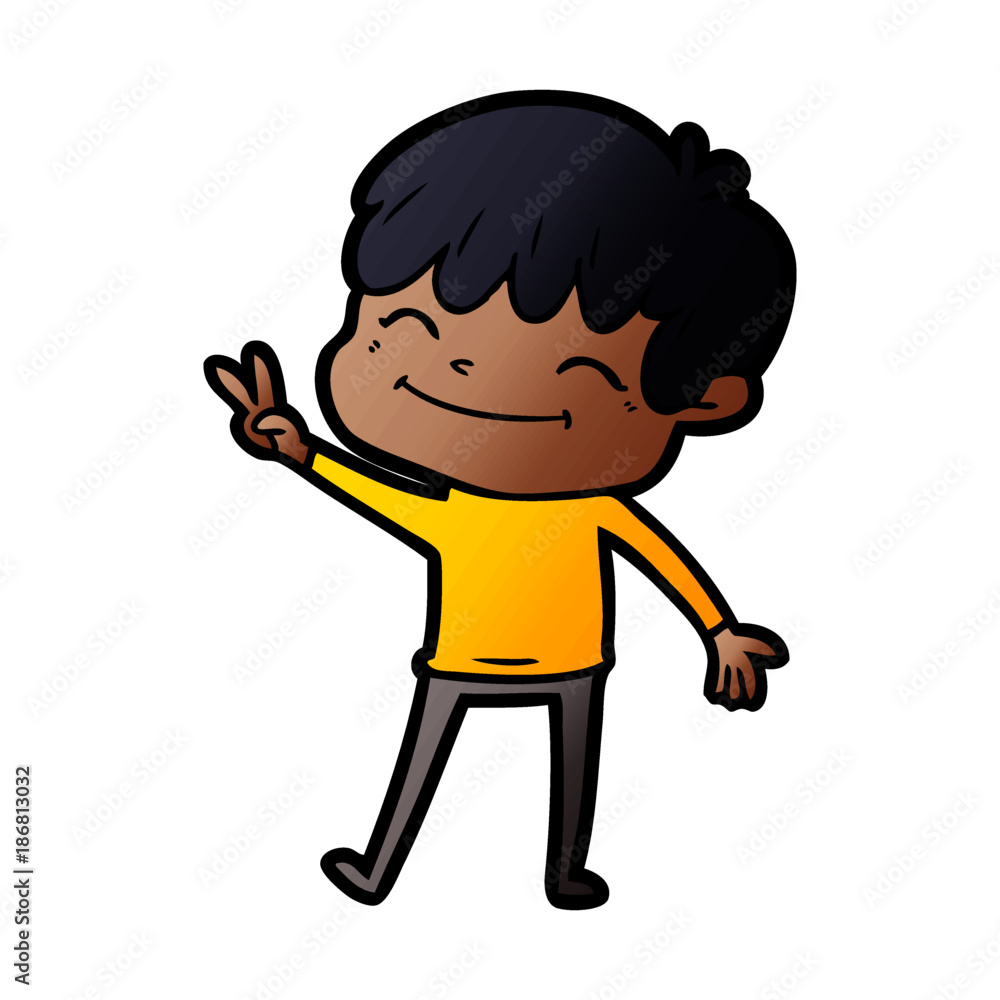 cartoon happy boy cartoon happy boy
