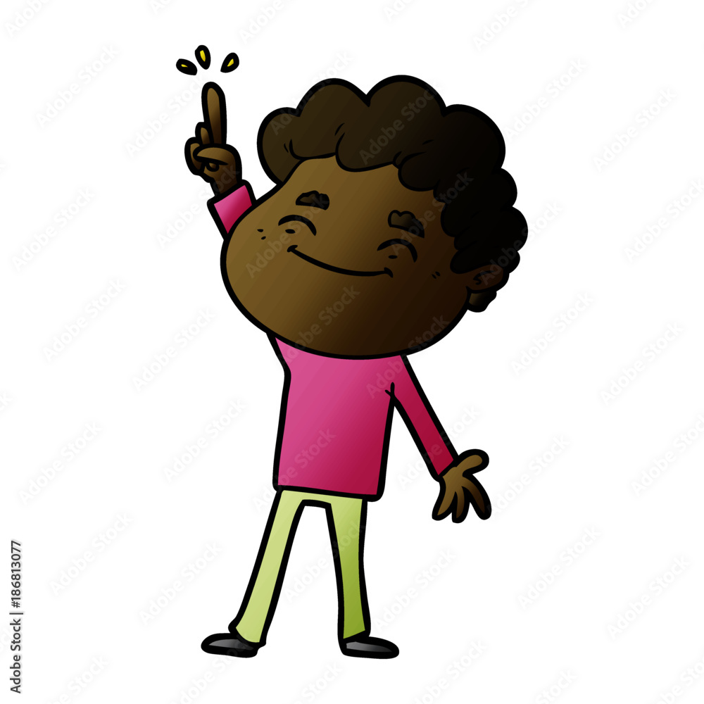 cartoon friendly man cartoon friendly man