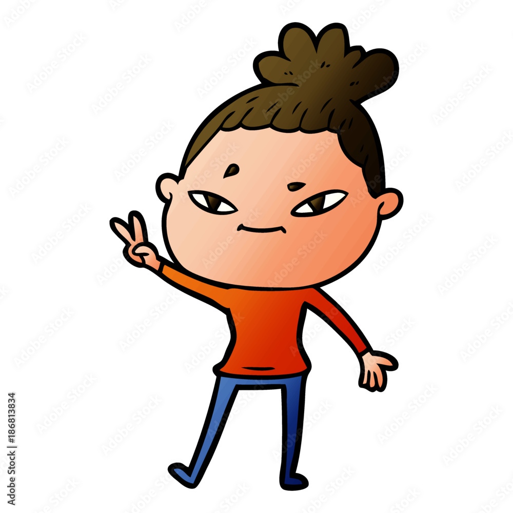 cartoon woman cartoon woman
