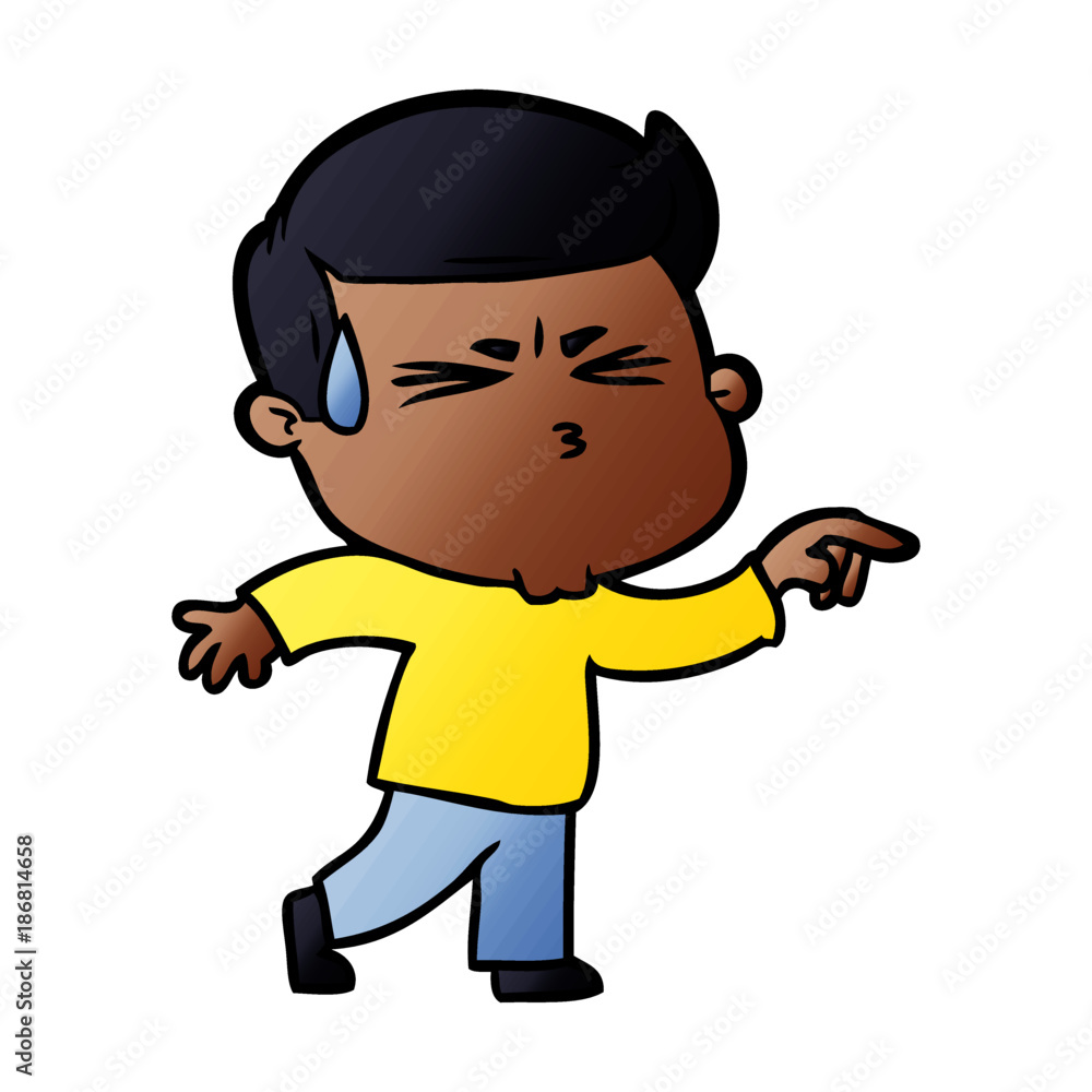 cartoon man sweating Stock Vector | Adobe Stock cartoon man sweating Stock Vector | Adobe Stock