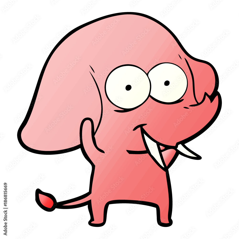 happy cartoon elephant happy cartoon elephant