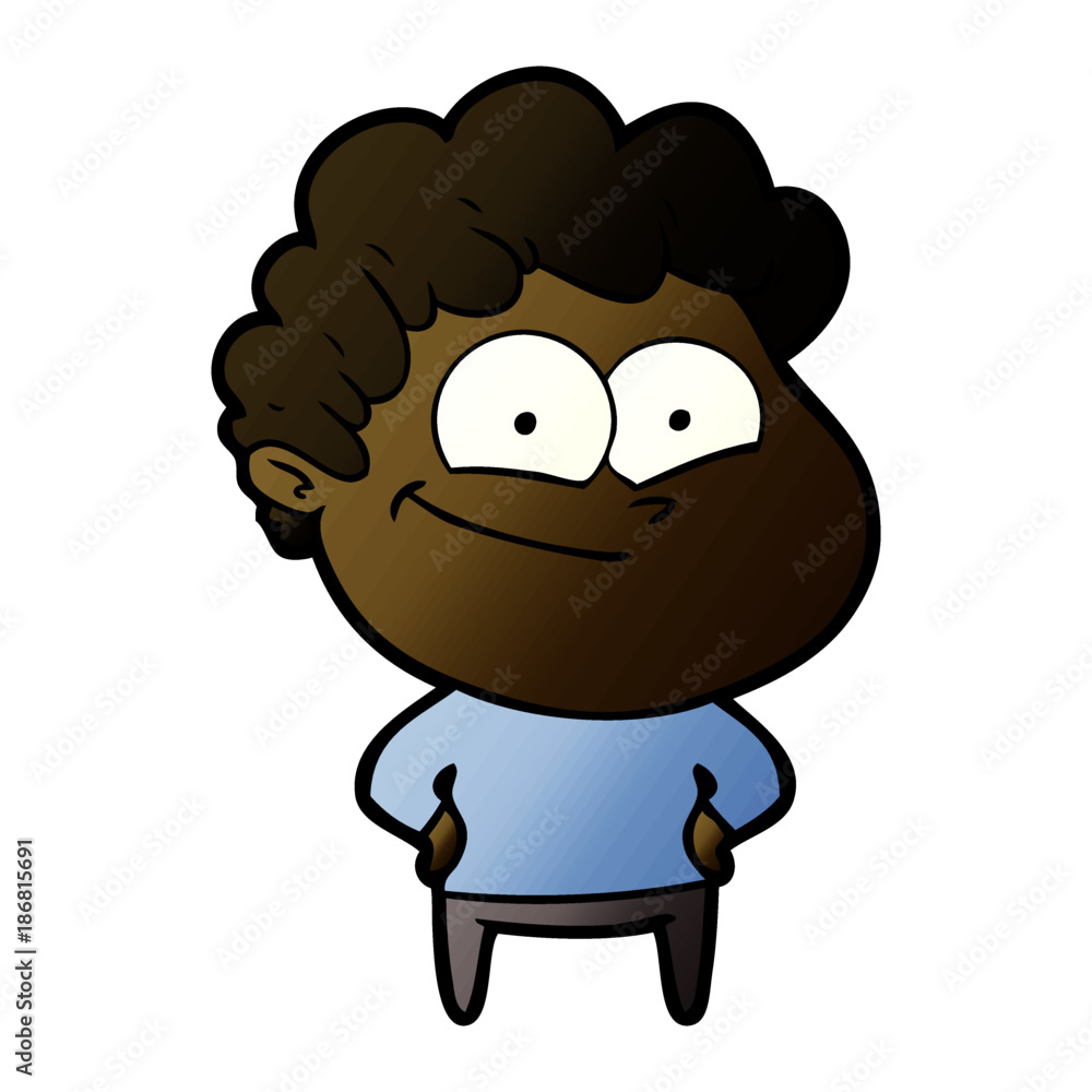 cartoon happy man cartoon happy man