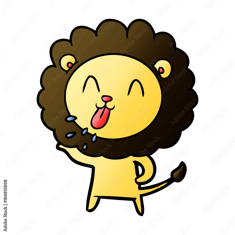 happy cartoon lion happy cartoon lion