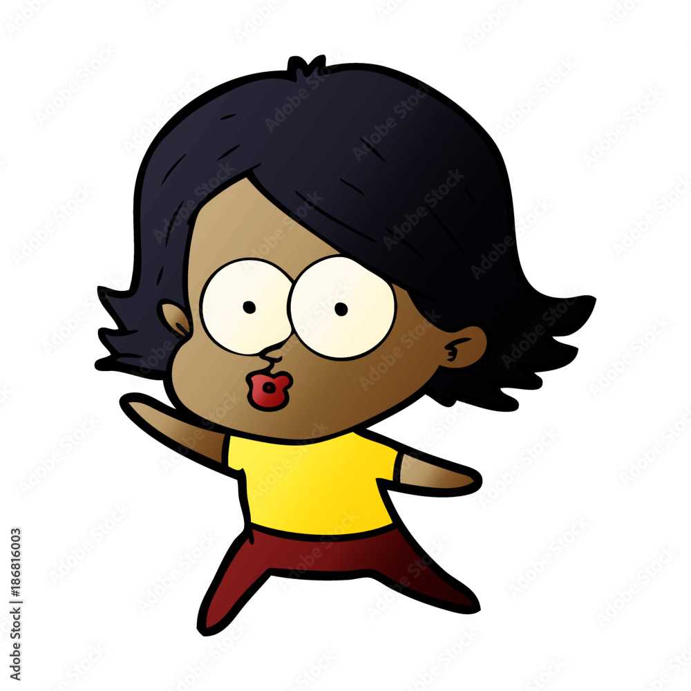 cartoon girl pouting cartoon girl pouting