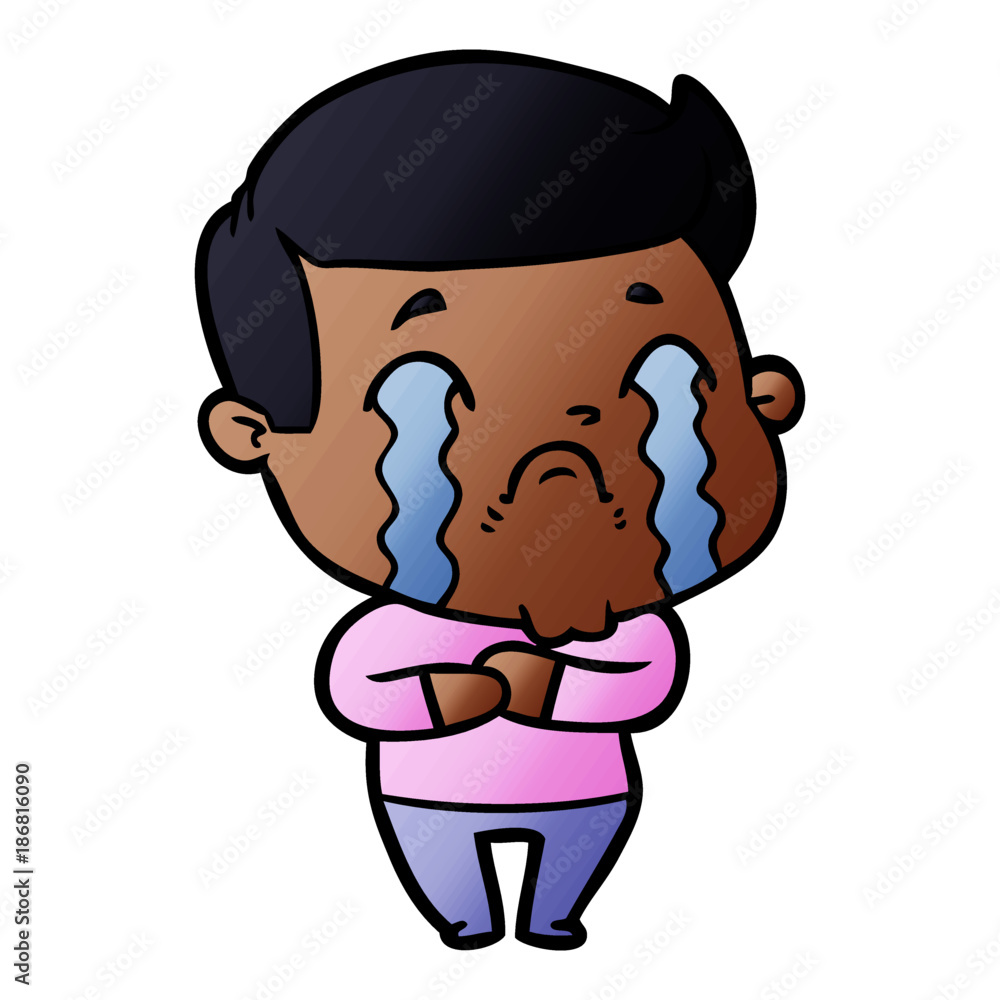 cartoon man crying cartoon man crying