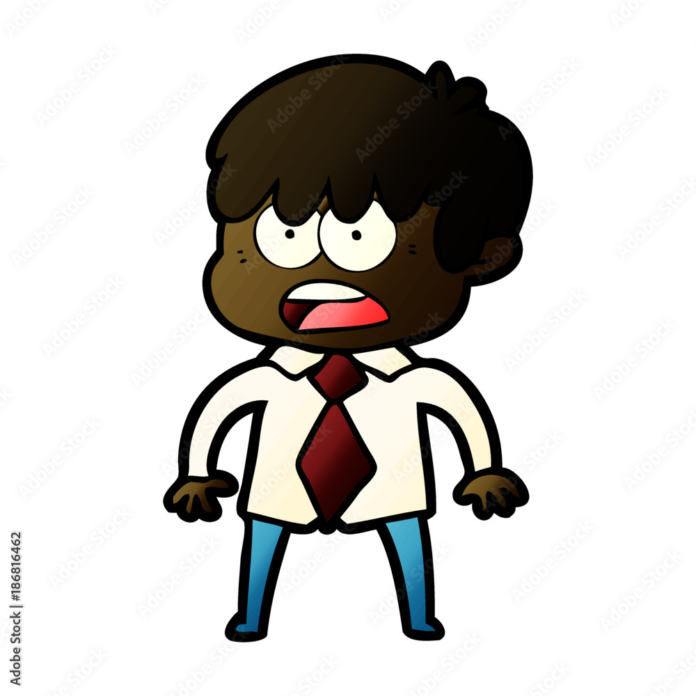 worried cartoon boy worried cartoon boy