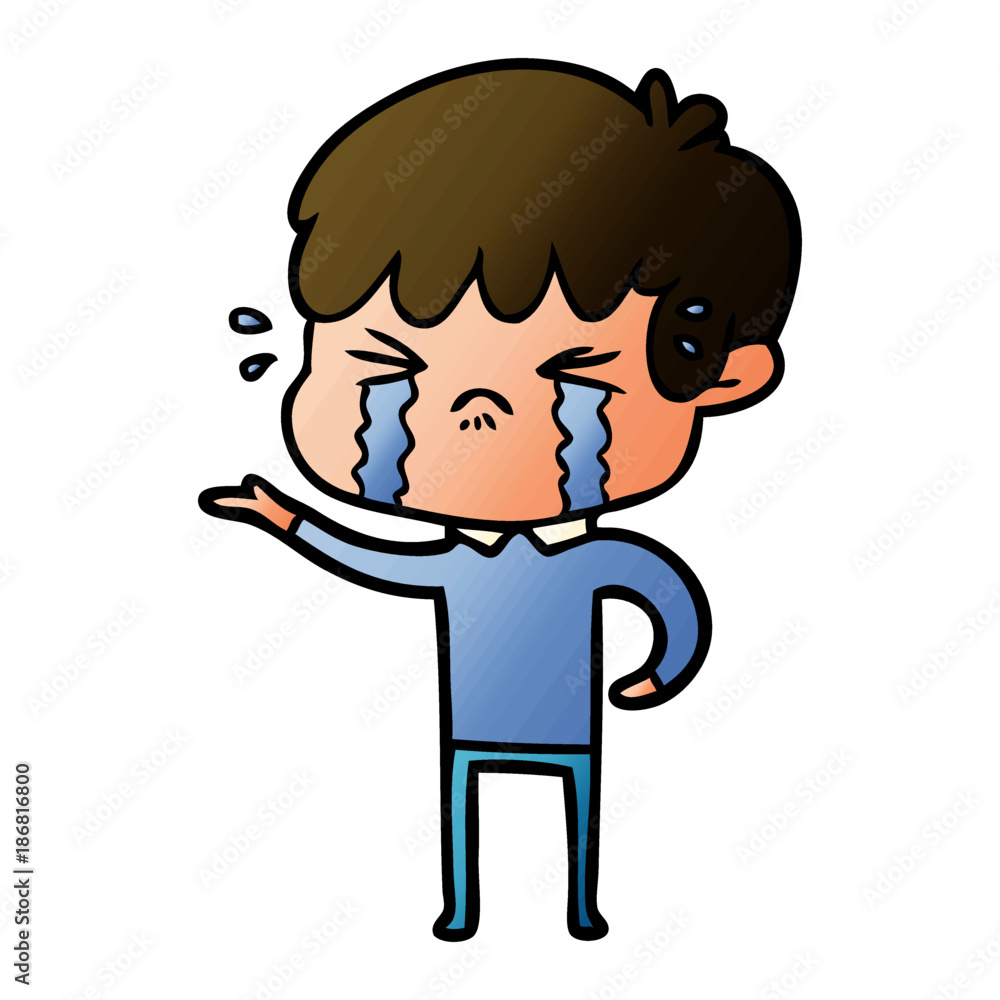 cartoon boy crying cartoon boy crying