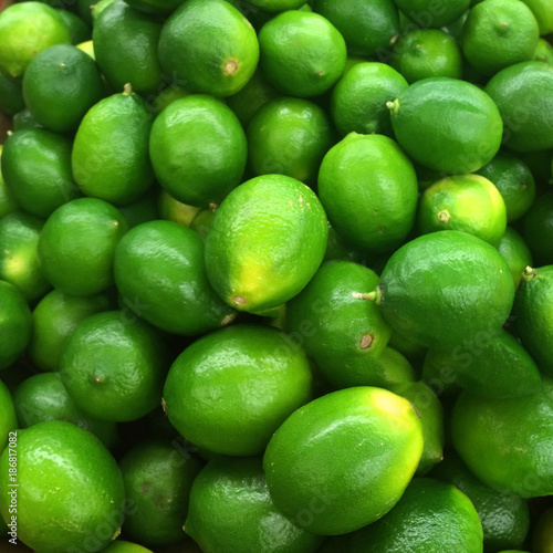 Many Limes in a market bin