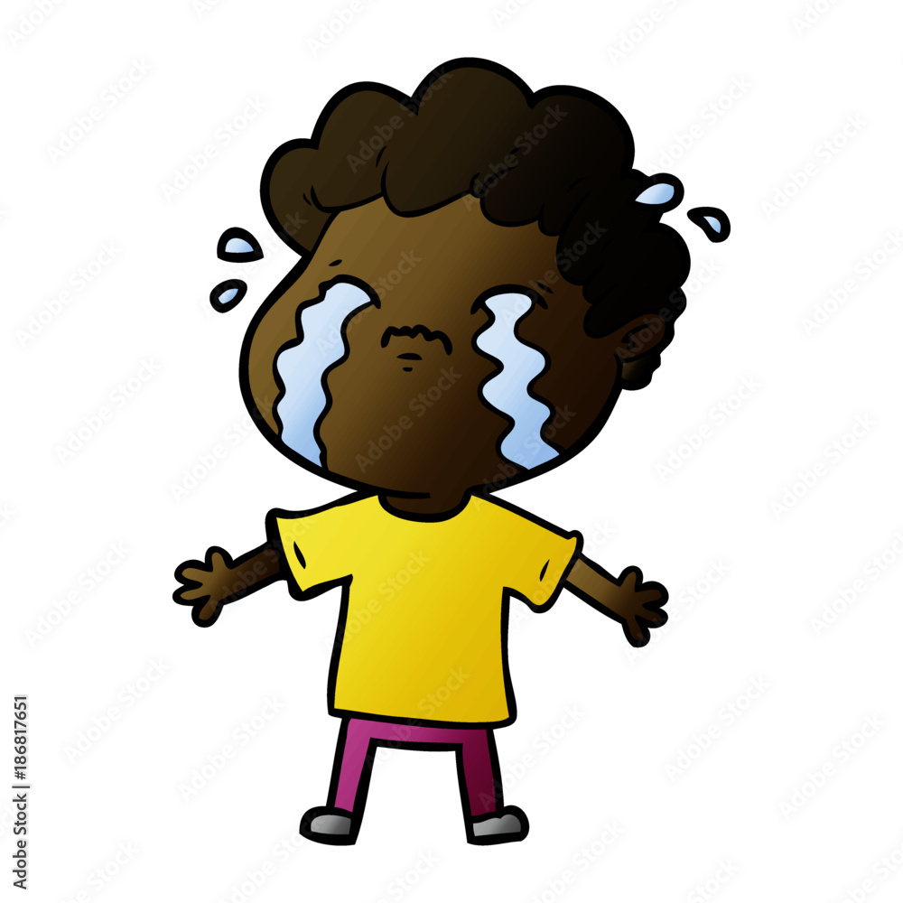 cartoon man crying cartoon man crying