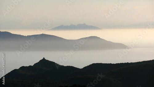 Panorama dell'arcipelago toscano