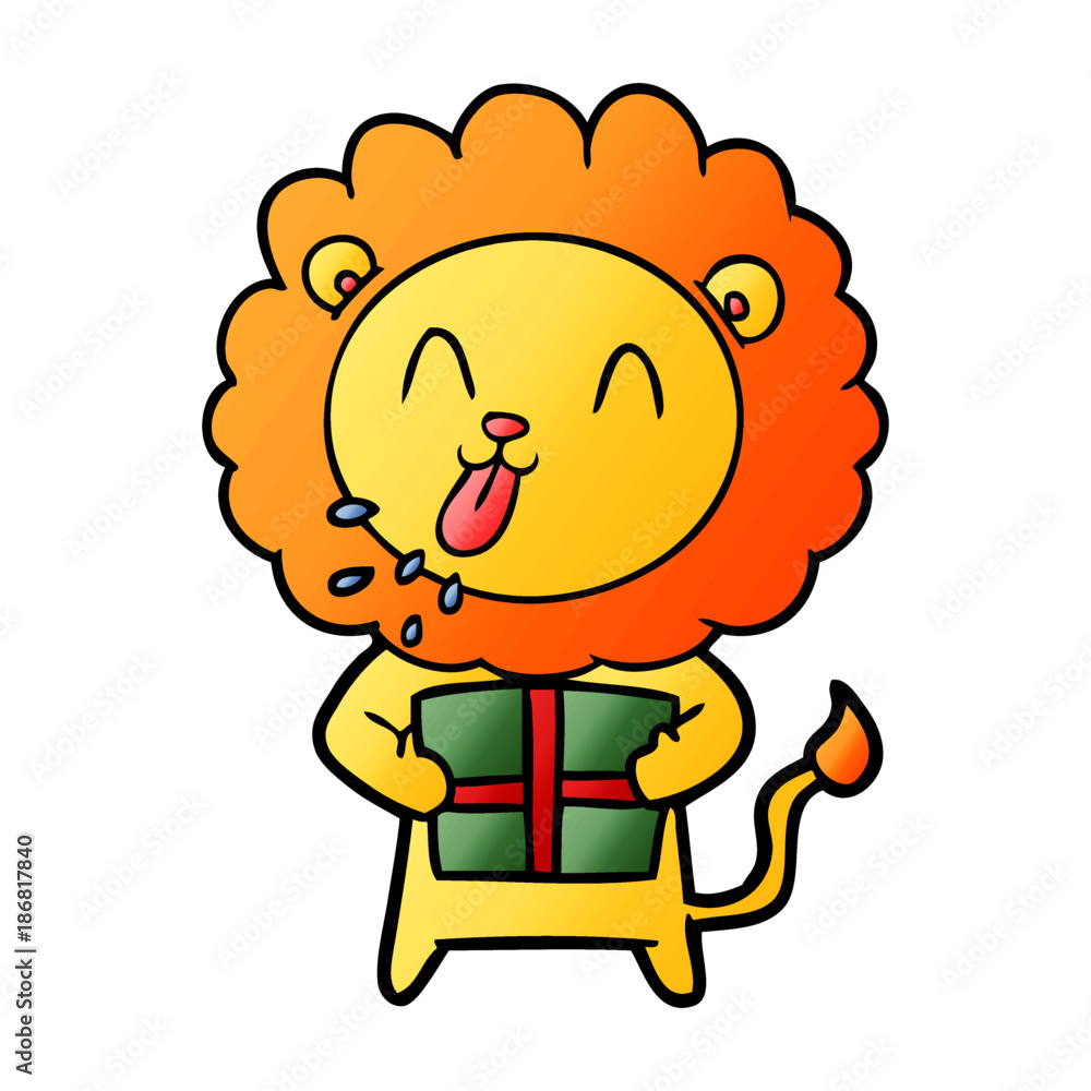 happy cartoon lion happy cartoon lion