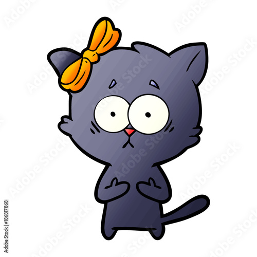 Fototapeta Naklejka Na Ścianę i Meble -  cartoon cat