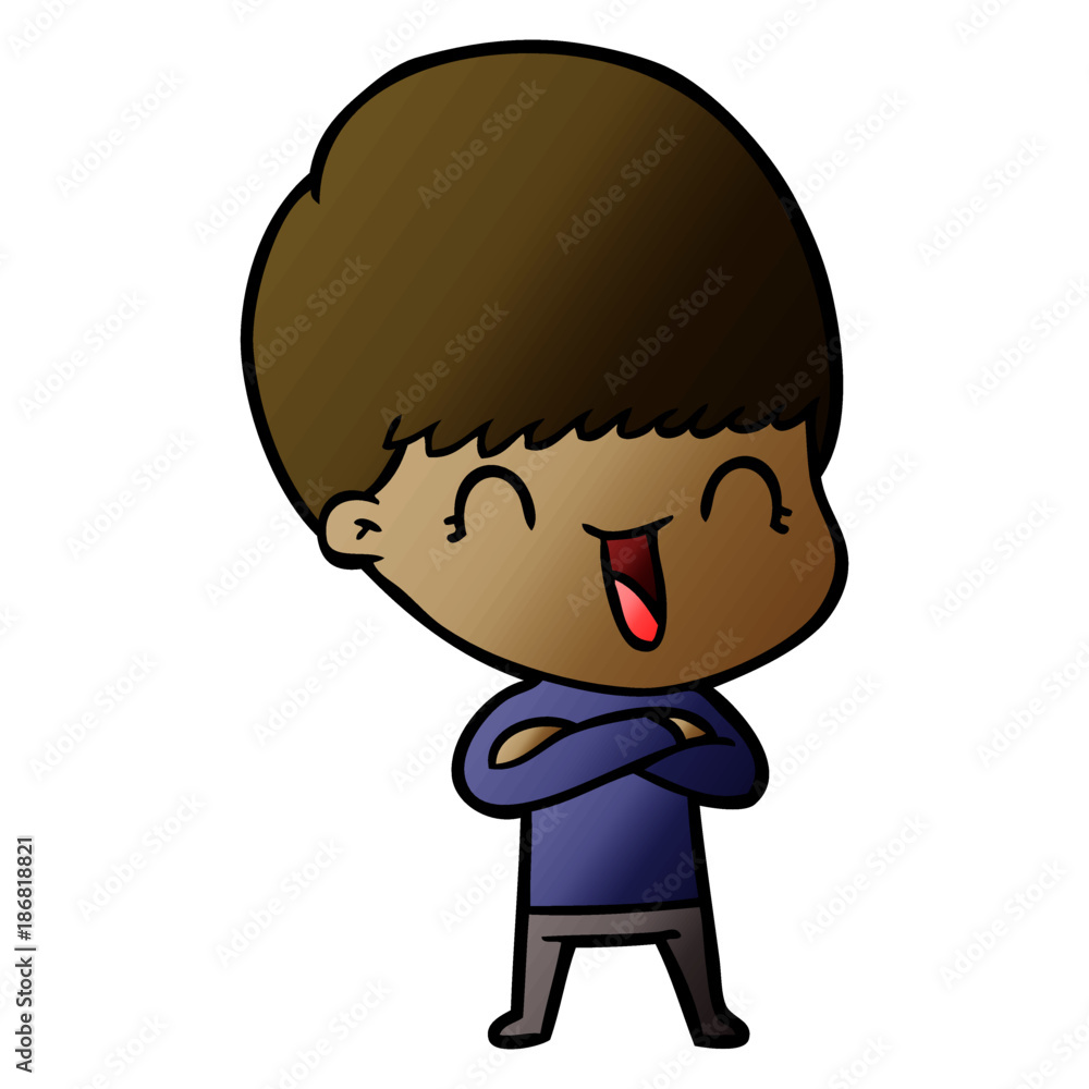 happy cartoon boy happy cartoon boy