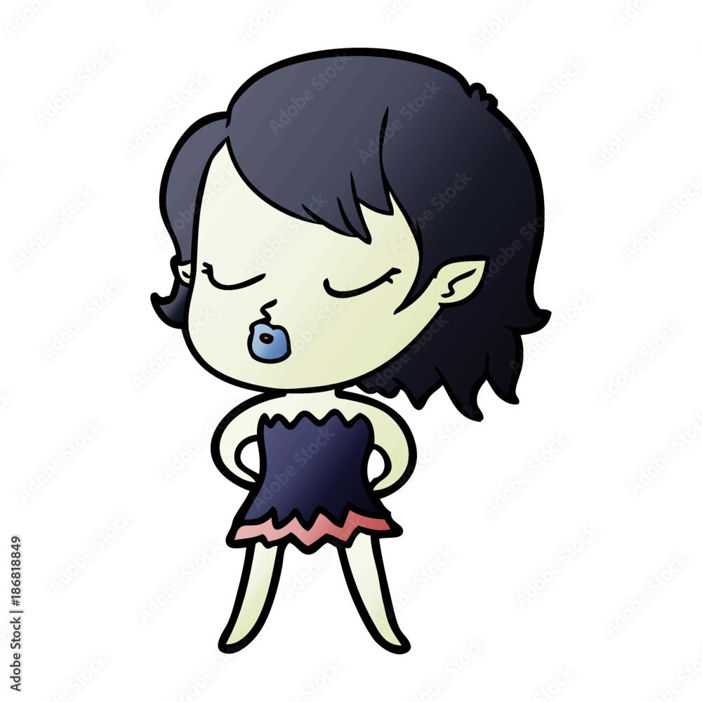cute cartoon vampire girl cute cartoon vampire girl