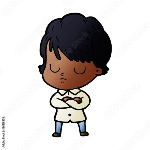 Wallpaper Mural cartoon woman Torontodigital.ca