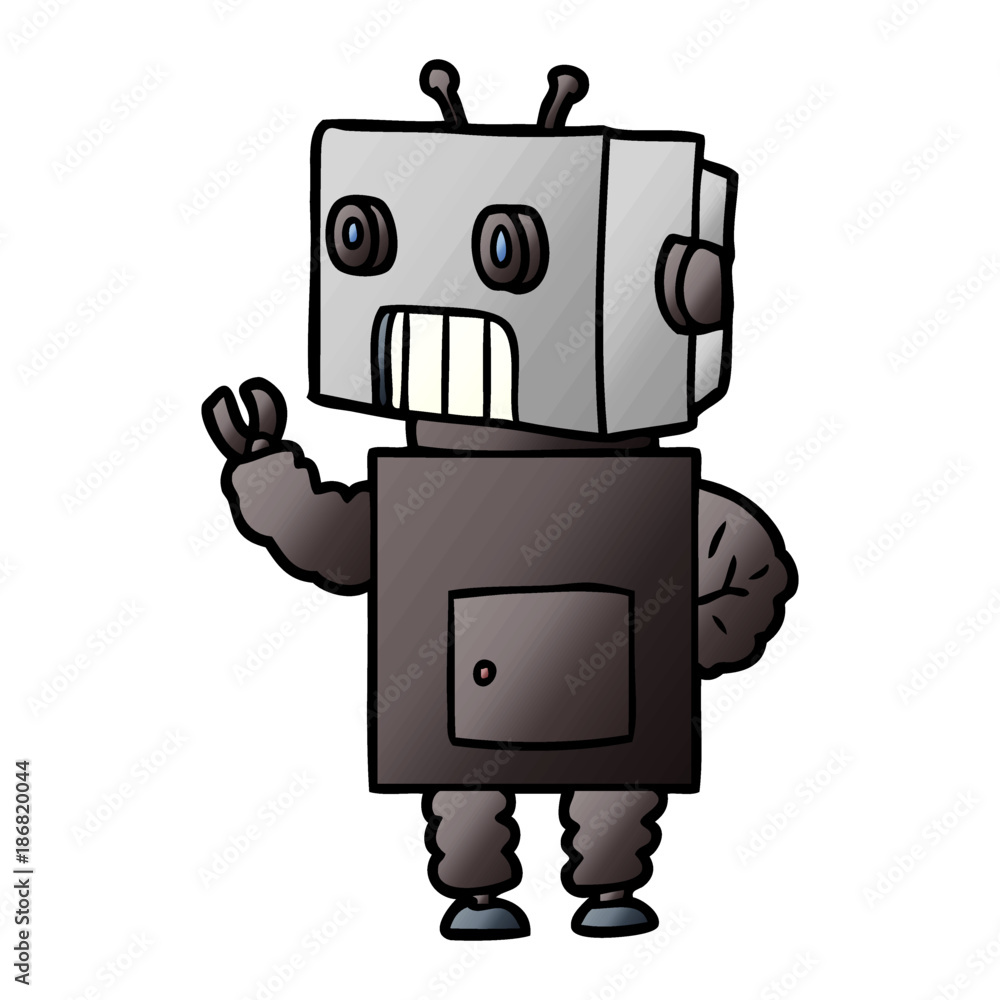 cartoon robot cartoon robot