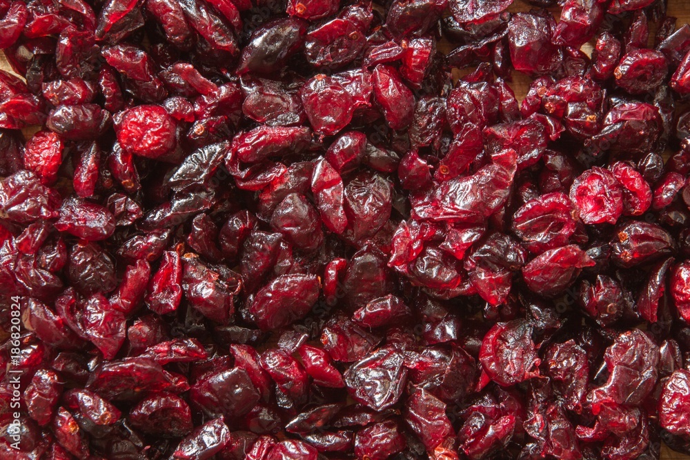 dried cranberries close-up texture background dried cranberries close-up texture background