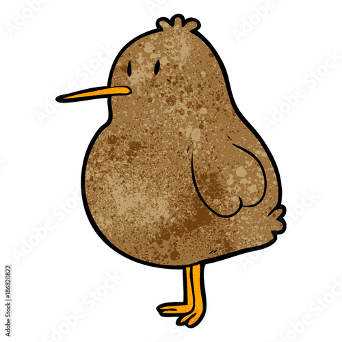 cute cartoon kiwi bird