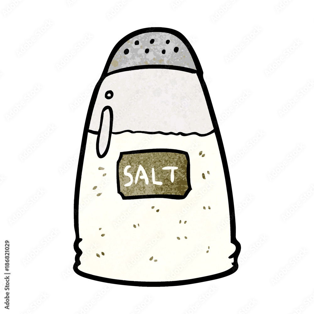 Cartoon Salt Shaker Stock Vector 