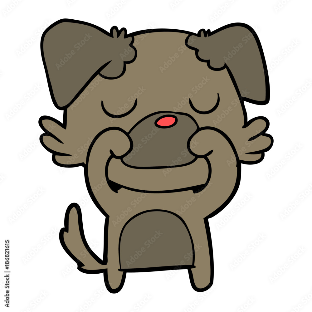 Fototapeta premium cartoon dog